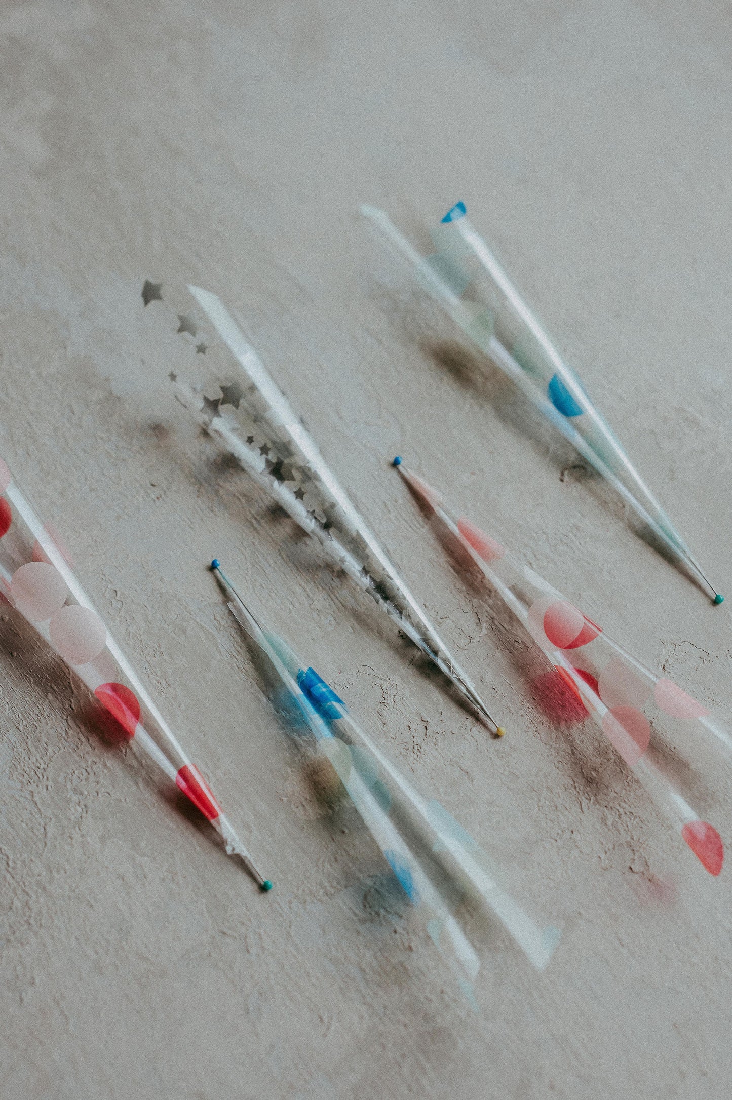 Empty Cellophane Cones