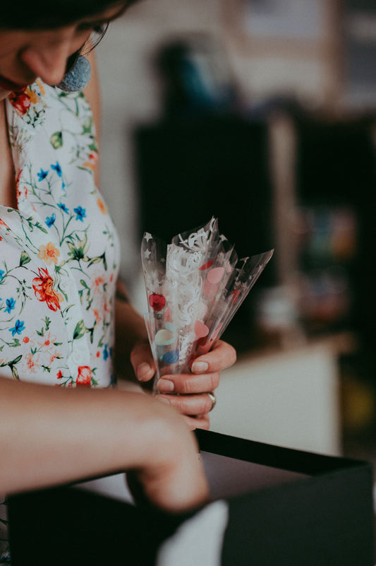 Empty Cellophane Cones