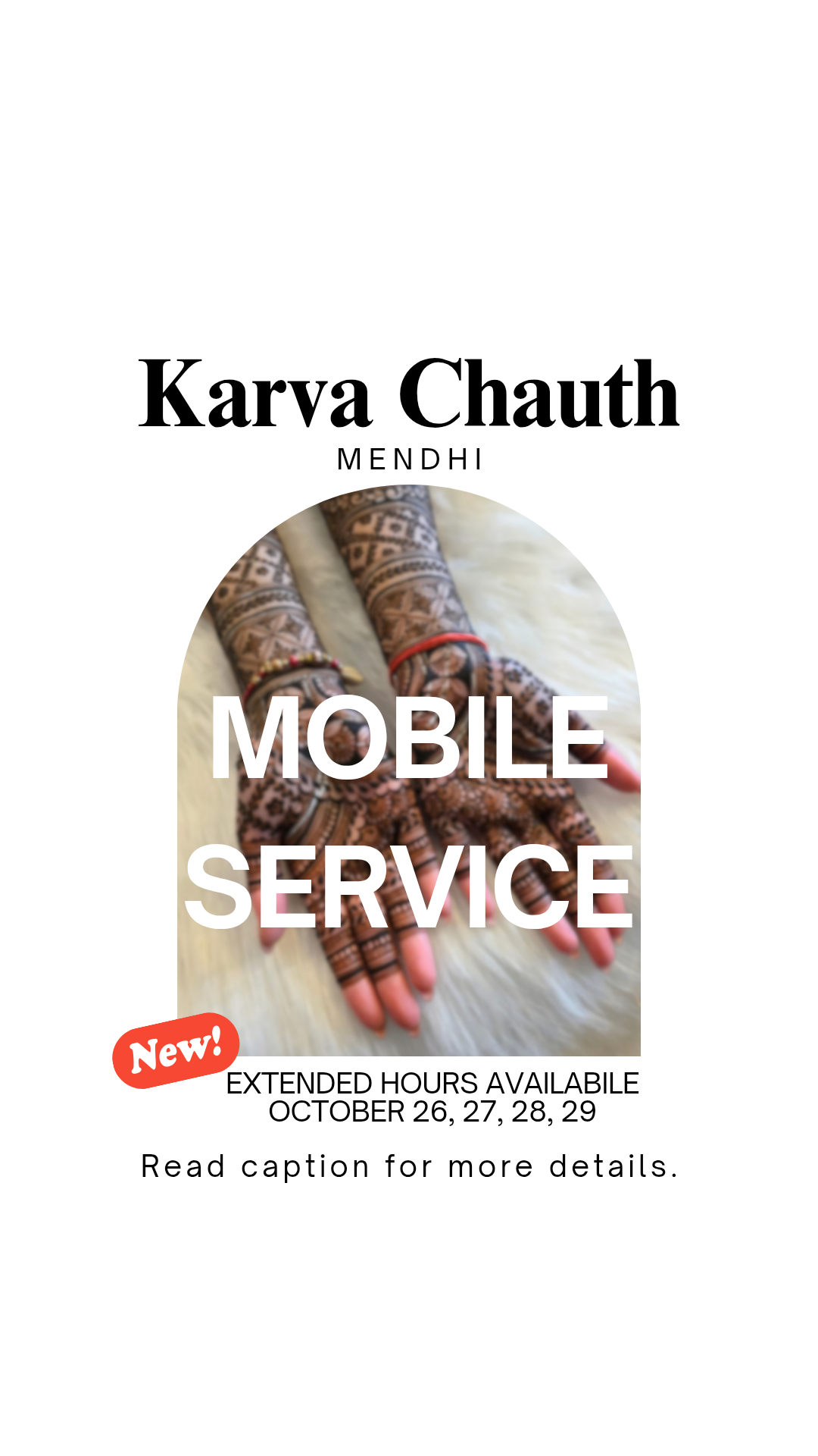Moblie Henna Service | Karva Chauth